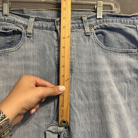 Levi’s 527 Jeans Light Wash Denim Slim Boot Cut Mens Size 34x34 Long Cowboy - Picture 7 of 10